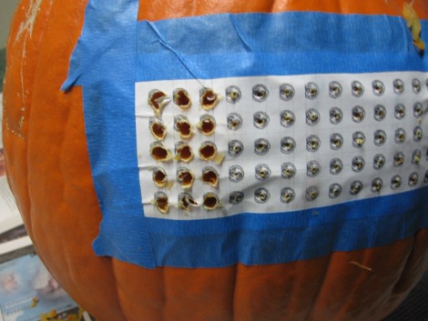 LED Halloween Pumpkin Display