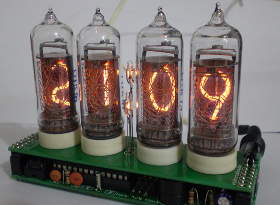 Warm Nixie Tube Clock