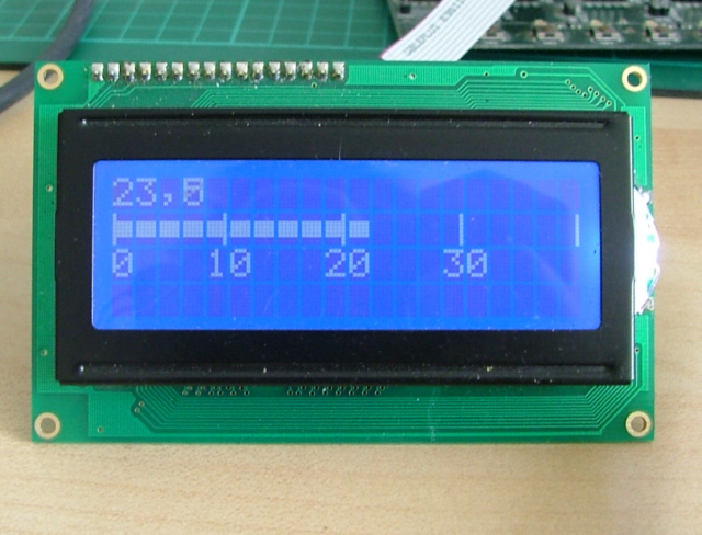 LCD Thermometer using a LM35