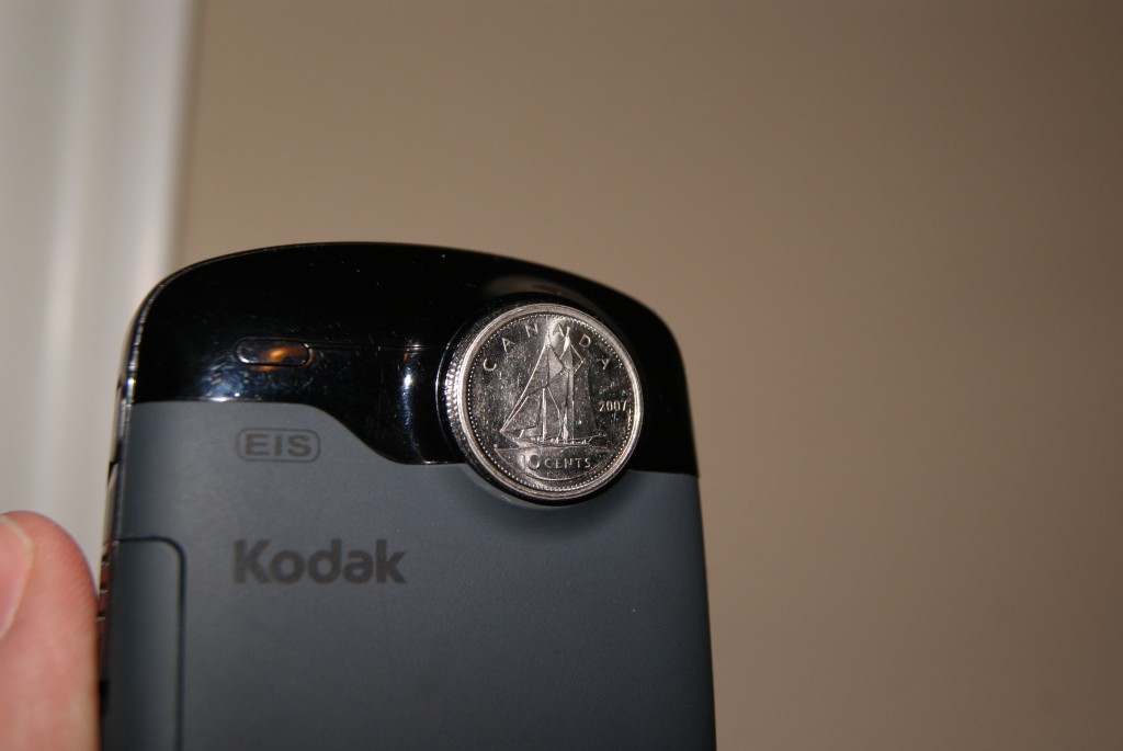 Mobile Camera Lens Cap Hack using a Magnet and a Coin