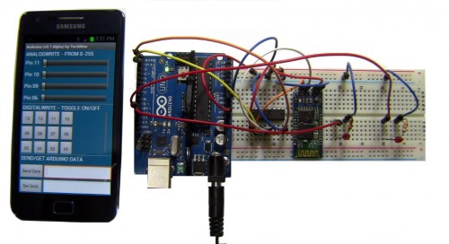 2-Way Bluetooth-based Android Controller for Arduino