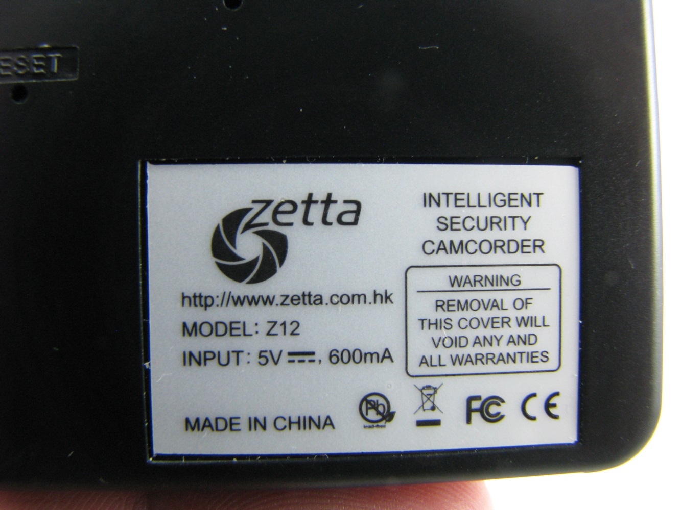  Zetta Z12 Spy Camera Review