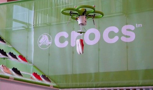 Crocs Drone Delivery system