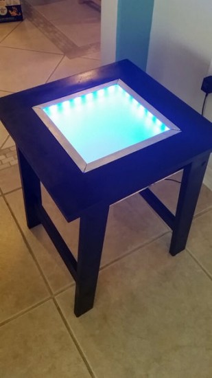 Capacitive Touch LED Table