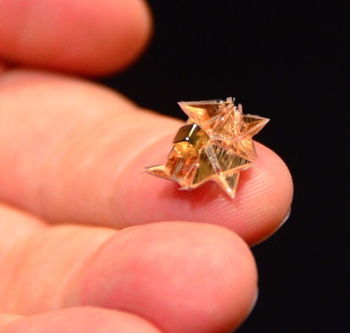 Origami Robot unfolds with Heat and gets to Work
