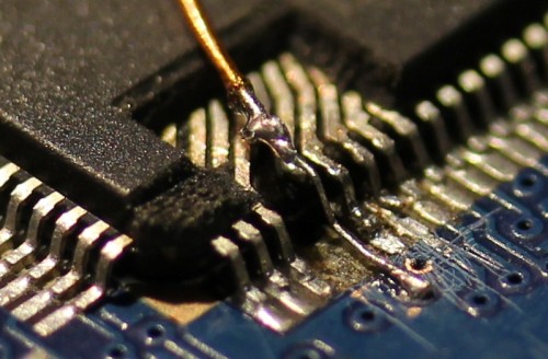 Repair Broken IC Pins using a CO2 Laser Cutter_3